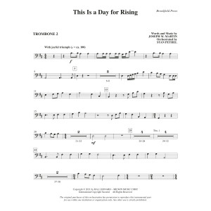 This Is a Day for Rising - Trombone 2