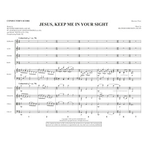 Jesus, Keep Me in Your Sight - Full Score