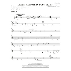 Jesus, Keep Me in Your Sight - Violin 2