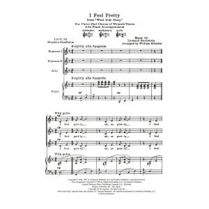 I Feel Pretty (from West Side Story) (arr. William Stickles)