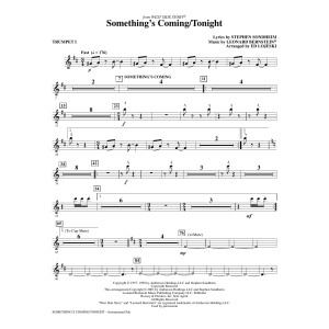 Something's Coming/Tonight (from West Side Story) (arr. Ed Lojeski) - Trumpet 1