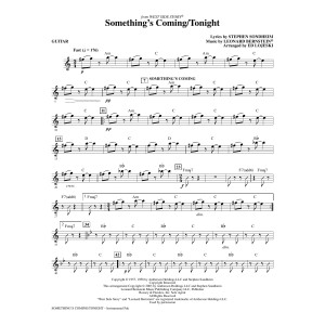 Something's Coming/Tonight (from West Side Story) (arr. Ed Lojeski) - Guitar