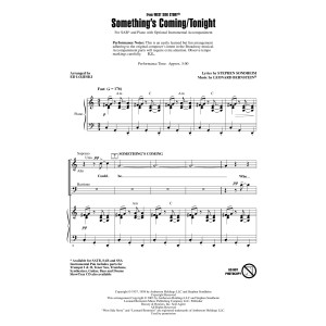 Something's Coming/Tonight (from West Side Story) (arr. Ed Lojeski)