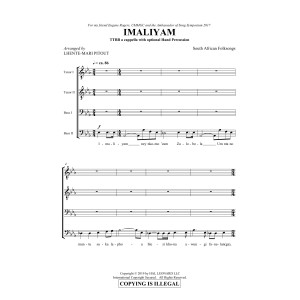 Imaliyam (arr. Lhente-Mari Pitout)