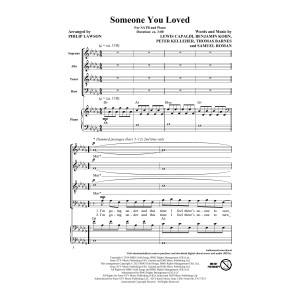 Someone You Loved (arr. Philip Lawson)