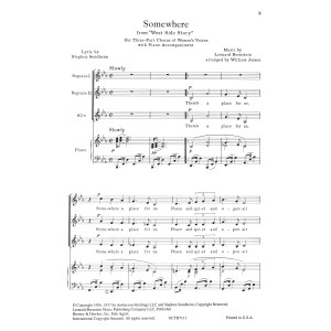 Somewhere (from West Side Story) (arr. William Jonson)