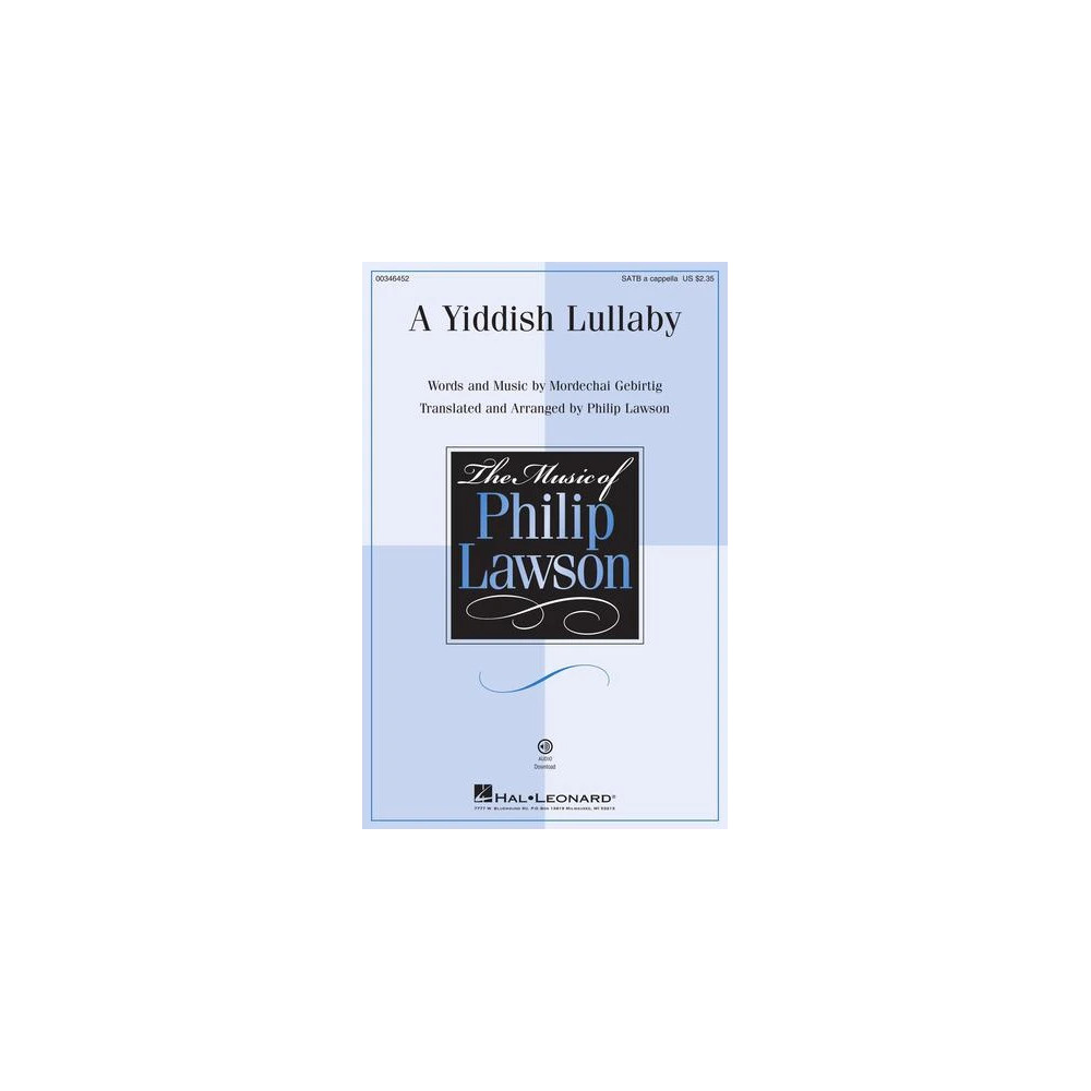 A Yiddish Lullaby (arr. Philip Lawson)