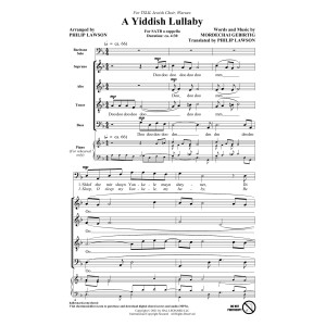 A Yiddish Lullaby (arr. Philip Lawson)