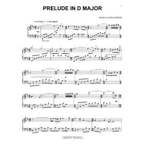 Prelude In D Major
