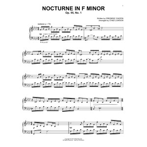 Nocturne In F Minor, Op. 55, No. 1 (arr. Chad Lawson)