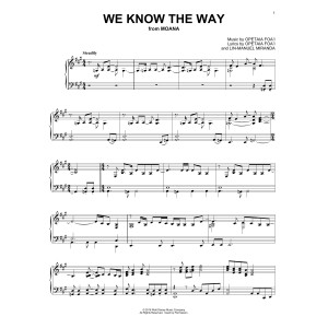 We Know The Way (from Moana)
