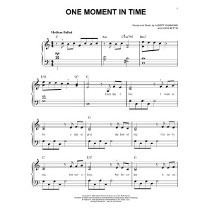 One Moment In Time