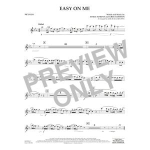 Easy on Me (arr. Michael Brown) - Piccolo