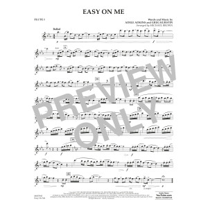 Easy on Me (arr. Michael Brown) - Flute 1