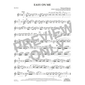 Easy on Me (arr. Michael Brown) - Flute 2