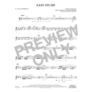 Easy on Me (arr. Michael Brown) - Eb Alto Saxophone 2