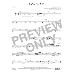 Easy on Me (arr. Michael Brown) - F Horn 1