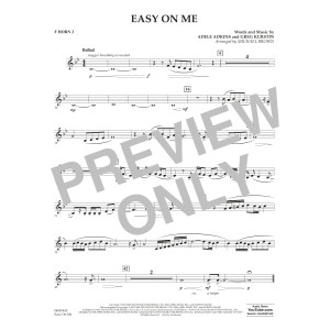 Easy on Me (arr. Michael Brown) - F Horn 2