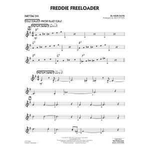 Freddie Freeloader (arr. Rick Stitzel) - Baritone Sax