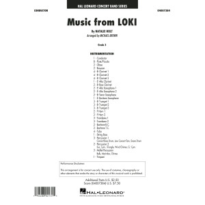 Music from "Loki" (arr. Michael Brown) - Conductor Score (Full Score)