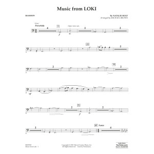 Music from "Loki" (arr. Michael Brown) - Bassoon
