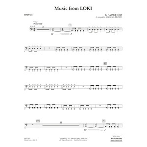 Music from "Loki" (arr. Michael Brown) - Timpani