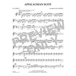 Appalachian Suite - Bb Clarinet 1