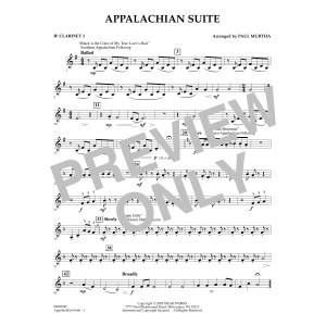Appalachian Suite - Bb Clarinet 2