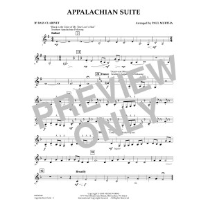 Appalachian Suite - Bb Bass Clarinet