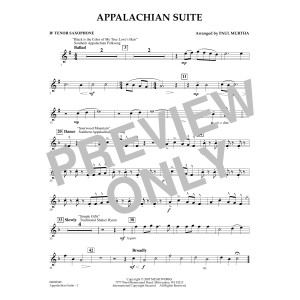Appalachian Suite - Bb Tenor Saxophone