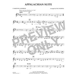Appalachian Suite - Eb Baritone Saxophone
