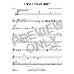 Appalachian Suite - F Horn