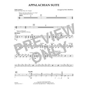 Appalachian Suite - Percussion 1