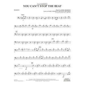 You Can't Stop the Beat (from Hairspray) (arr. Michael Brown) - Bassoon