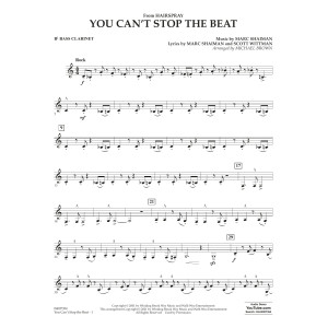 You Can't Stop the Beat (from Hairspray) (arr. Michael Brown) - Bb Bass Clarinet