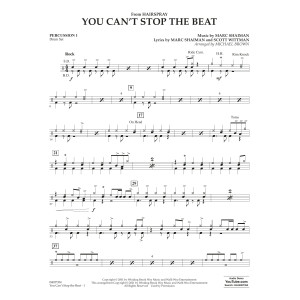 You Can't Stop the Beat (from Hairspray) (arr. Michael Brown) - Percussion 1