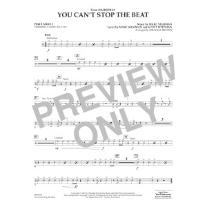 You Can't Stop the Beat (from Hairspray) (arr. Michael Brown) - Percussion 2