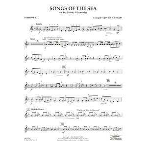 Songs of the Sea (A Sea Shanty Rhapsody) - Baritone T.C.