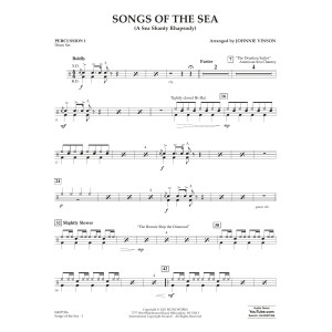 Songs of the Sea (A Sea Shanty Rhapsody) - Percussion 1