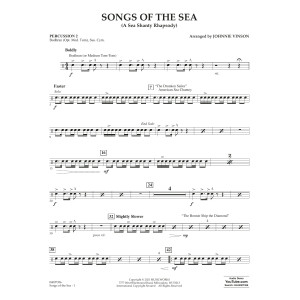 Songs of the Sea (A Sea Shanty Rhapsody) - Percussion 2
