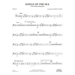 Songs of the Sea (A Sea Shanty Rhapsody) - Timpani