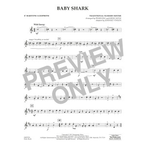 Baby Shark (arr. Johnnie Vinson) - Eb Baritone Saxophone