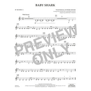 Baby Shark (arr. Johnnie Vinson) - Bb Trumpet 2