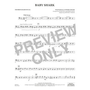 Baby Shark (arr. Johnnie Vinson) - Trombone/Baritone B.C.