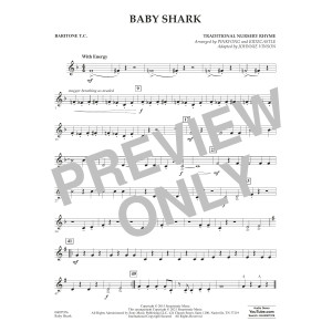 Baby Shark (arr. Johnnie Vinson) - Baritone T.C.