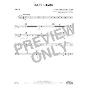 Baby Shark (arr. Johnnie Vinson) - Timpani