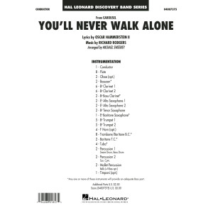You'll Never Walk Alone (from Carousel) (arr. Michael Sweeney) - Conductor Score (Full Score)