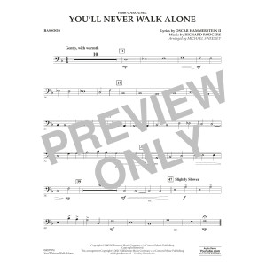 You'll Never Walk Alone (from Carousel) (arr. Michael Sweeney) - Bassoon