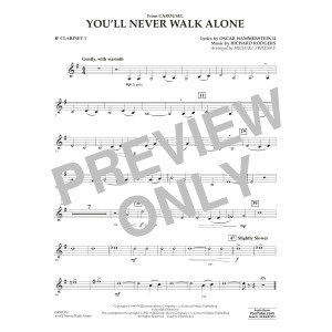 You'll Never Walk Alone (from Carousel) (arr. Michael Sweeney) - Bb Clarinet 1