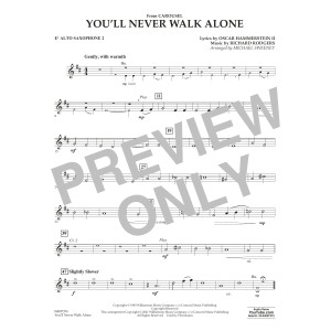 You'll Never Walk Alone (from Carousel) (arr. Michael Sweeney) - Eb Alto Saxophone 2